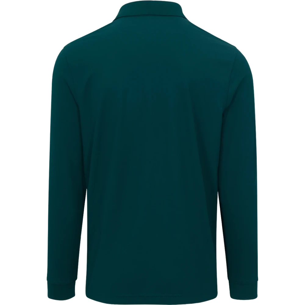 Greg Norman Homme Polo en piqué à manches longues