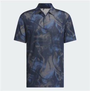 Polo en maille imprimé adidas ULT365, bleu marine