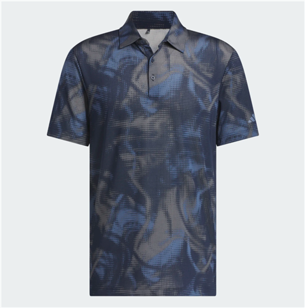 Polo en maille imprimé adidas ULT365, bleu marine