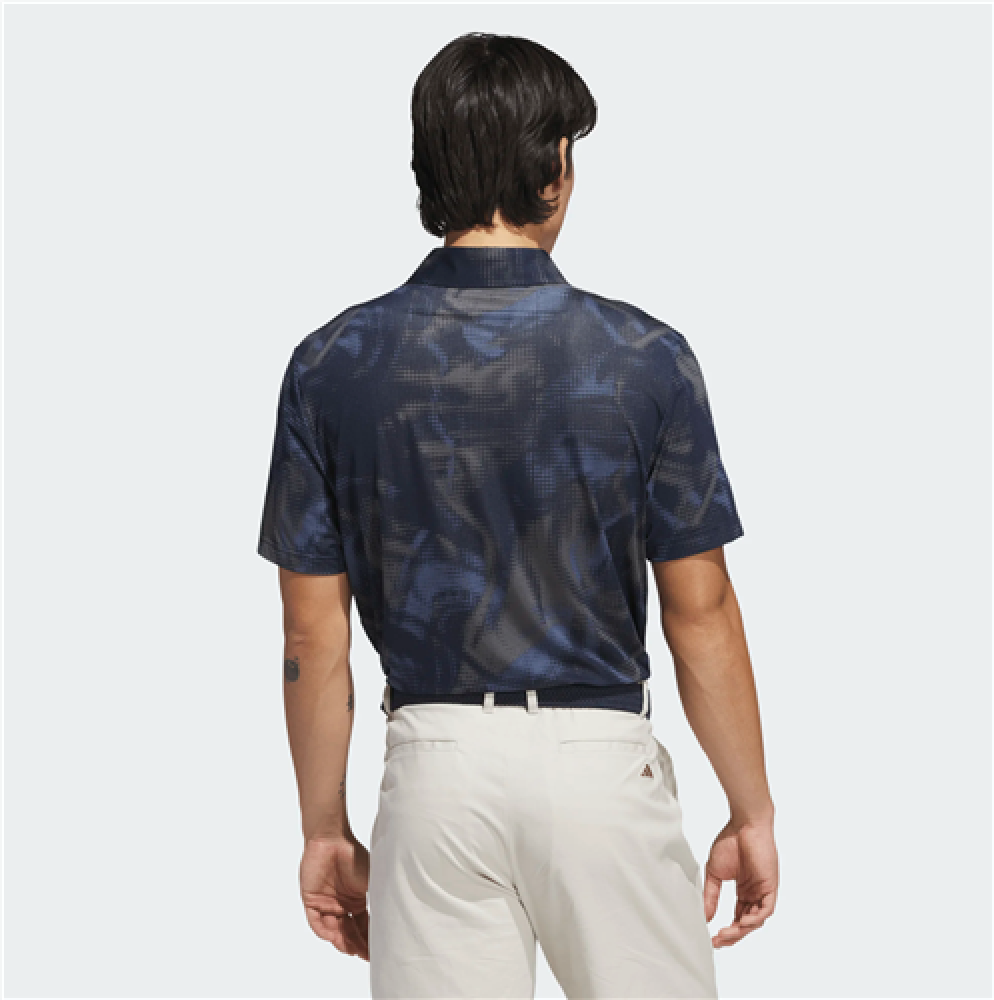 Polo en maille imprimé adidas ULT365, bleu marine