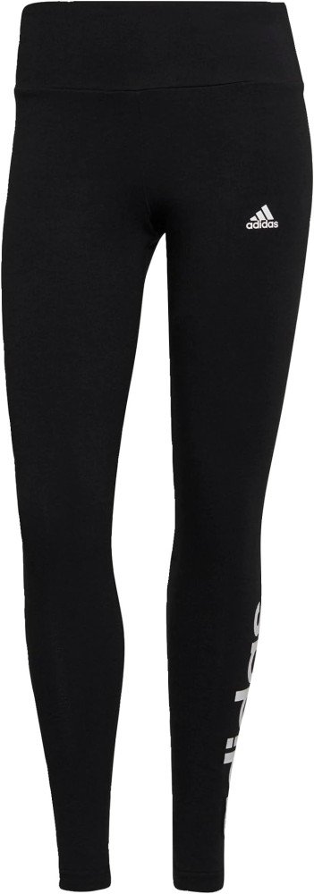 Adidas W Lin Leg Collants Femme Blanc/Noir