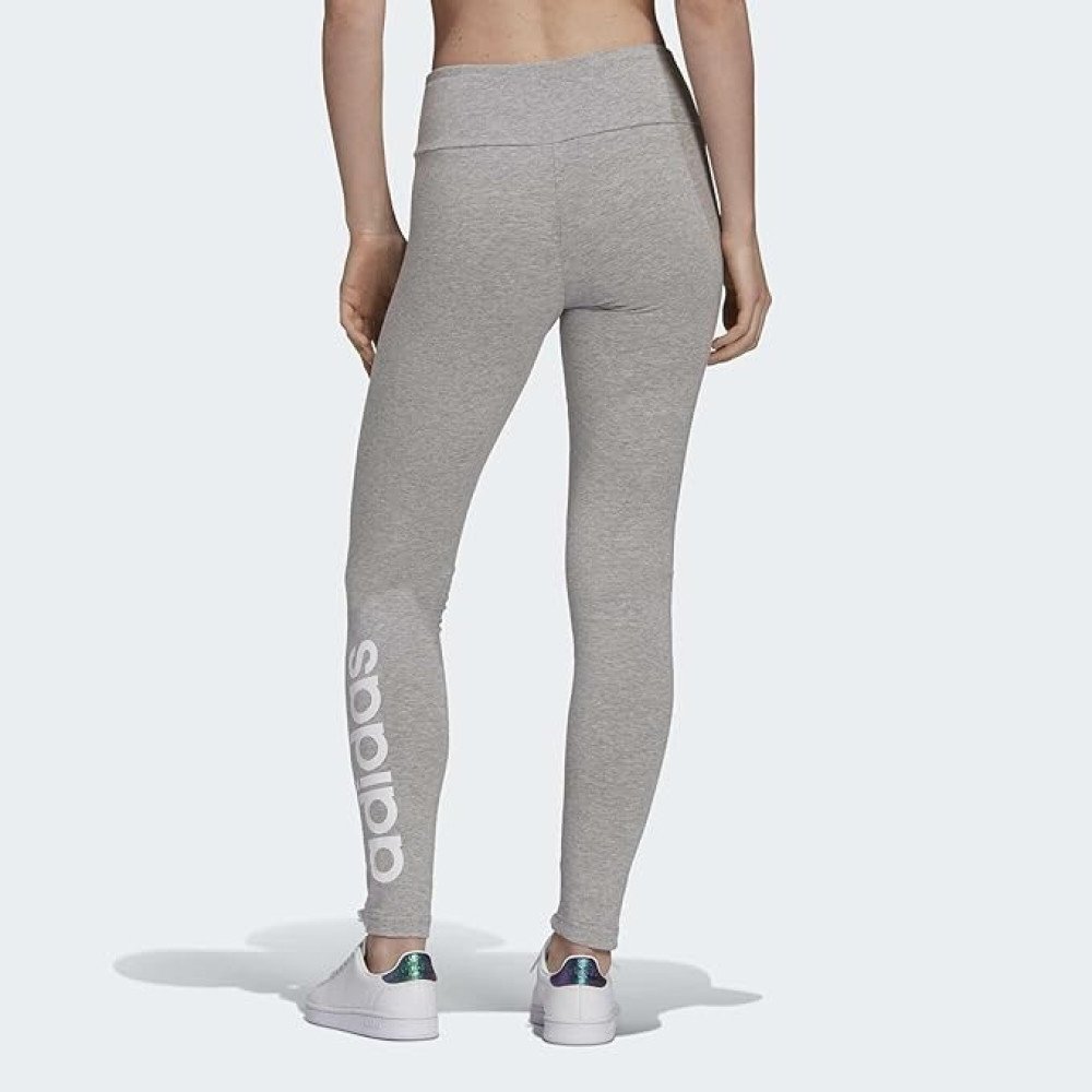 Adidas W Lin Leg Collants Femme Grey Heather / White