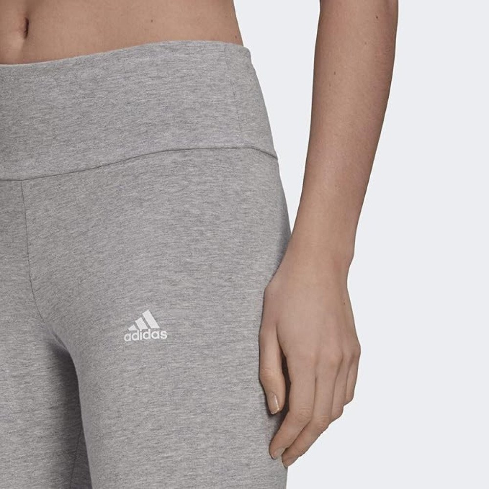 Adidas W Lin Leg Collants Femme Grey Heather / White