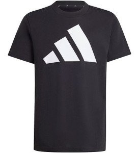 T-Shirt adidas Performance - J BL Tee 160 - Noir/Blanc av. Logo