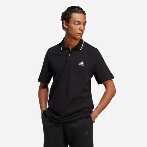 Polo à manches courtes homme petit logo en piqué Essentials