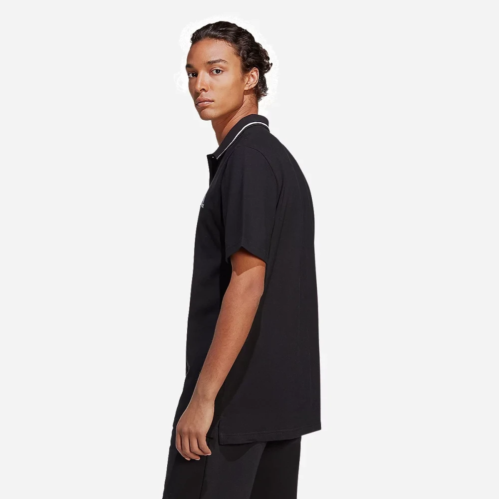 Polo à manches courtes homme petit logo en piqué Essentials