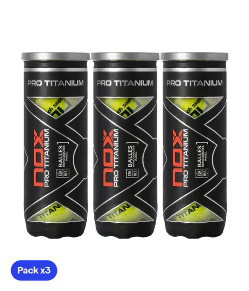 Balles Nox Pro Titanium (Pack x 3)