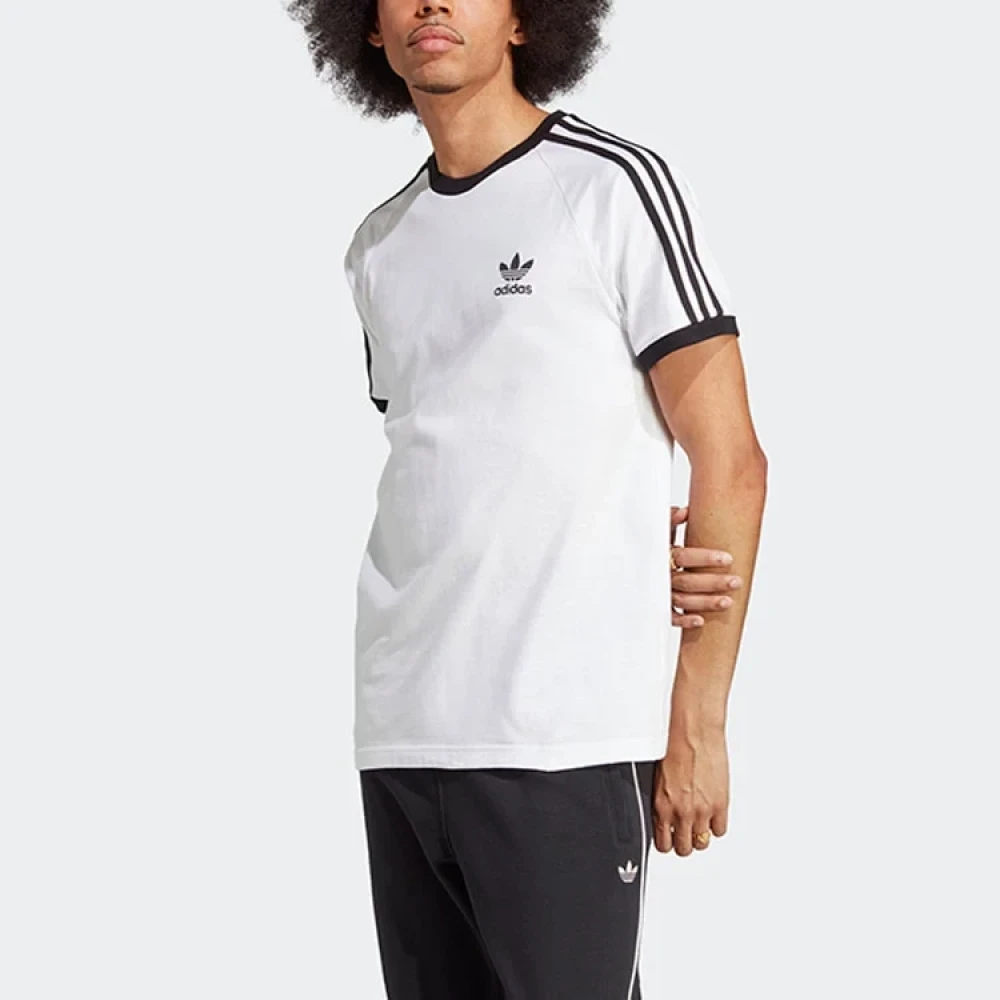 Tee Shirt A Bandes 3 Stripes IA4846 Blanc