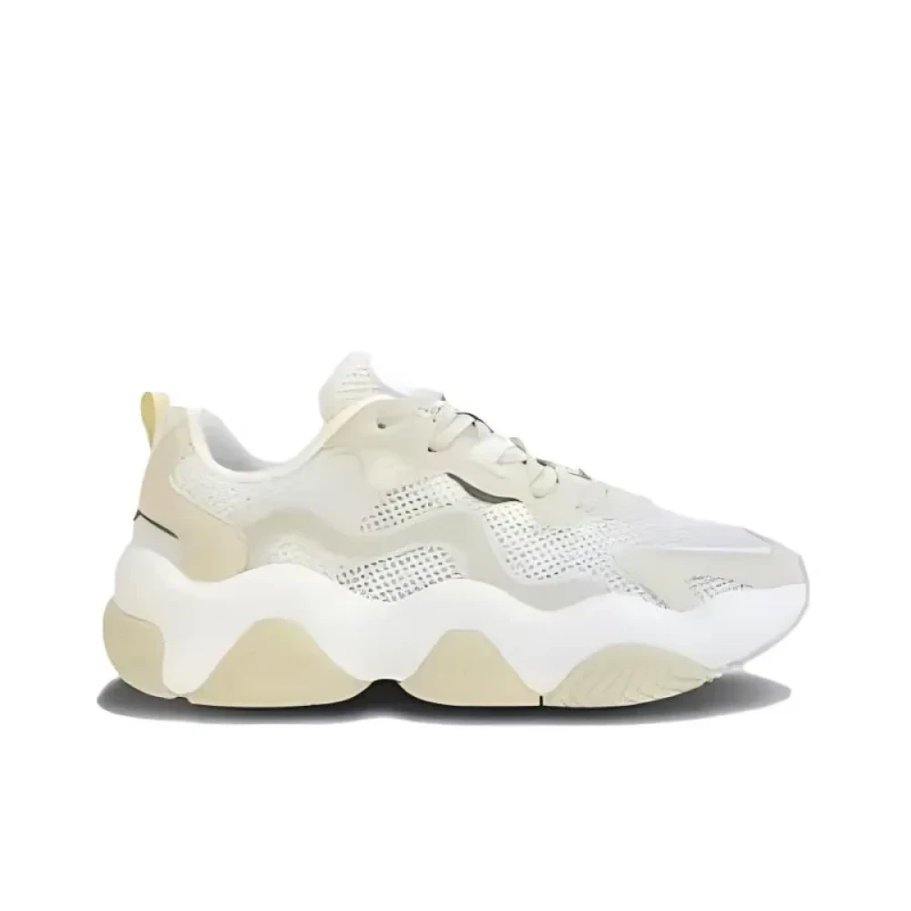 PEAK Breathable Low-Top Chunky Sneakers Women's White Khaki