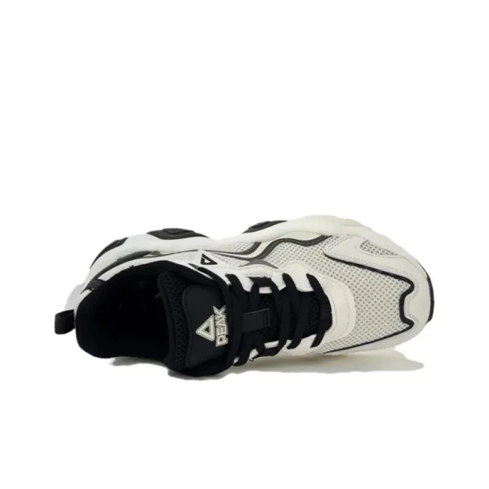 PEAK Durable Breathable Low-Top Chunky Sneakers Women's Beige White Black