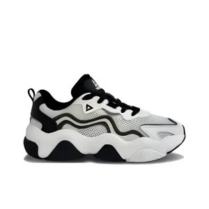 PEAK Durable Breathable Low-Top Chunky Sneakers Women's Beige White Black