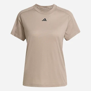Tee-shirt de training à manches courtes femme Aeroready Train Essentials Minimal Branding Marron