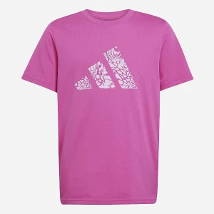 Tee-shirt à manches courtes fille graphique imprimé animal Rose