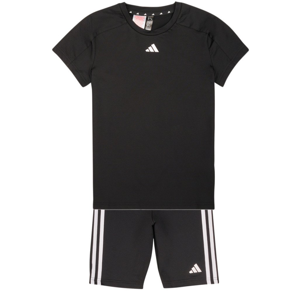Ensemble ADIDAS JG TR-ES 3S TSE Noir / Blanc