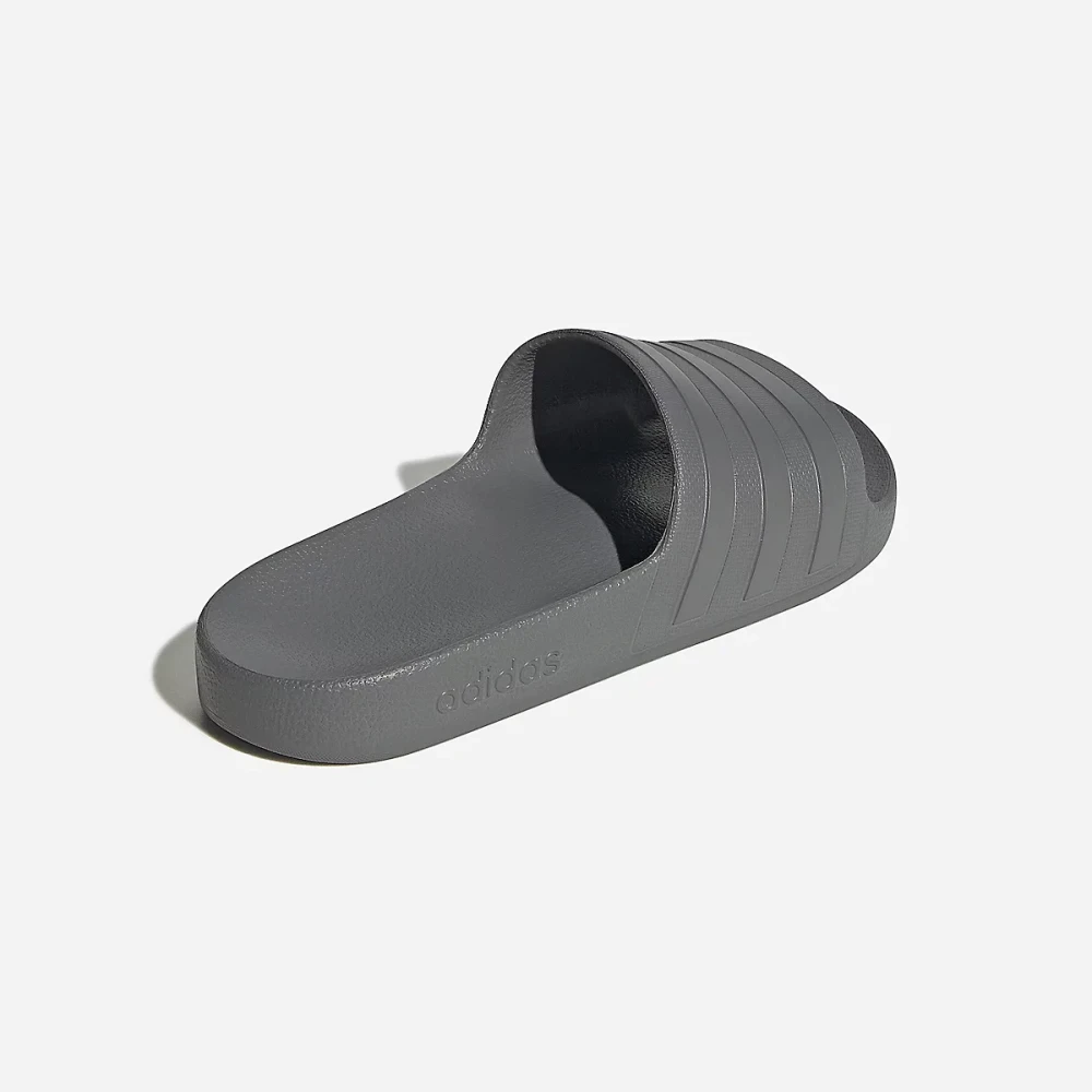 Claquettes de piscine femme Adilette Aqua Gris