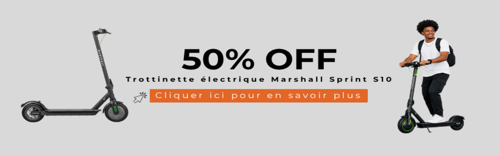 Trottinette électrique Marshall Sprint S10