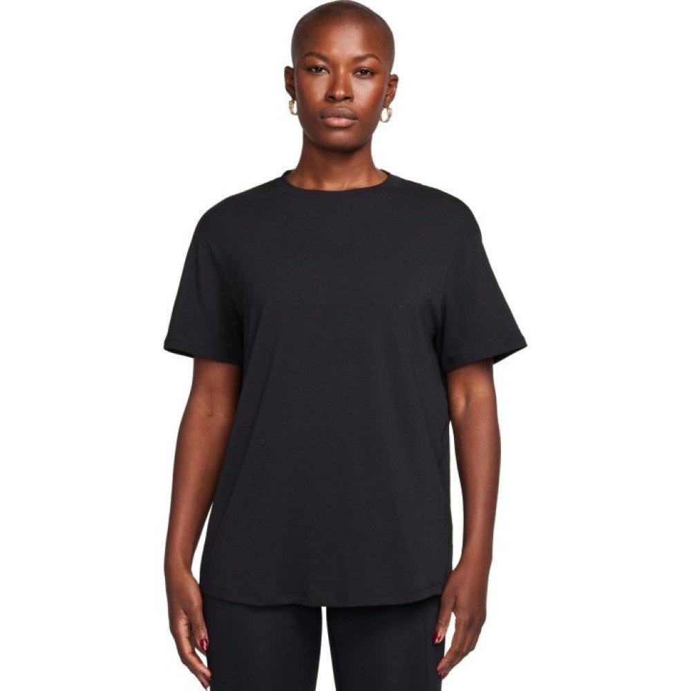T-Shirt Femme W NK ONE RELAXED DF SS TOP Noir