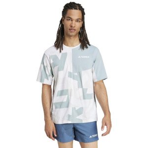 Adidas TERREX Allover Multi Tee Men - white/magic grey JF4190